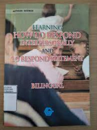 Image of Learning How to Respond Interpersonally and to Respond Statement